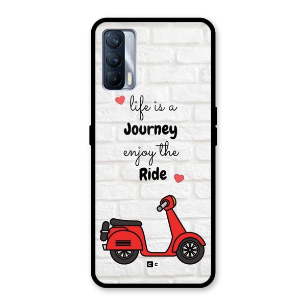 Life Is A Journey Glass Back Case for Realme X7