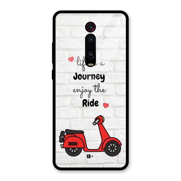 Life Is A Journey Glass Back Case for Redmi K20