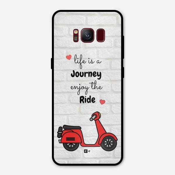 Life Is A Journey Metal Back Case for Galaxy S8