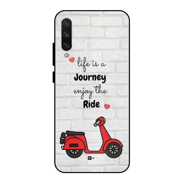 Life Is A Journey Metal Back Case for Mi A3