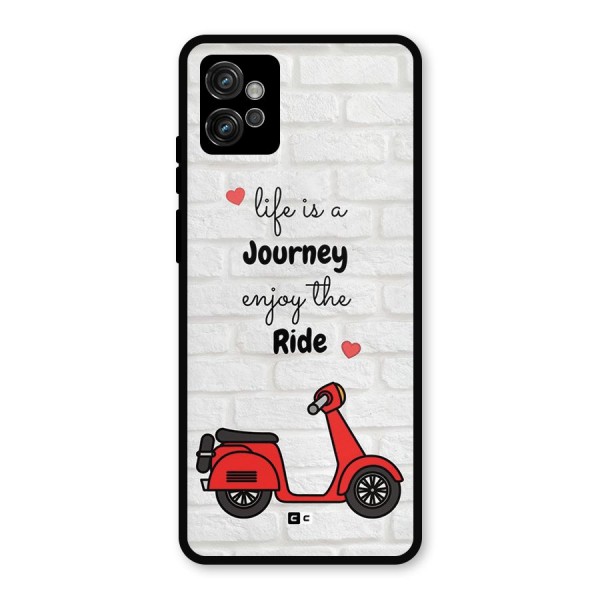 Life Is A Journey Metal Back Case for Moto G32