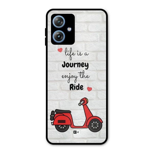 Life Is A Journey Metal Back Case for Moto G54