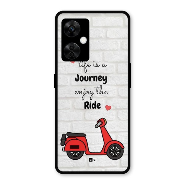 Life Is A Journey Metal Back Case for OnePlus Nord CE 3 Lite