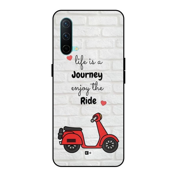 Life Is A Journey Metal Back Case for OnePlus Nord CE 5G