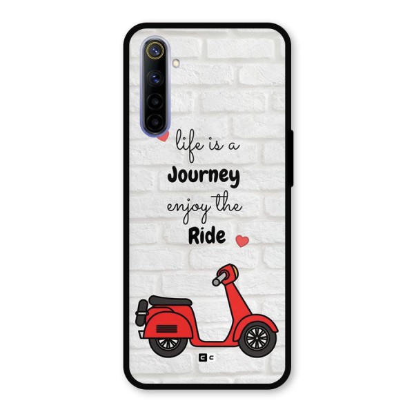 Life Is A Journey Metal Back Case for Realme 6