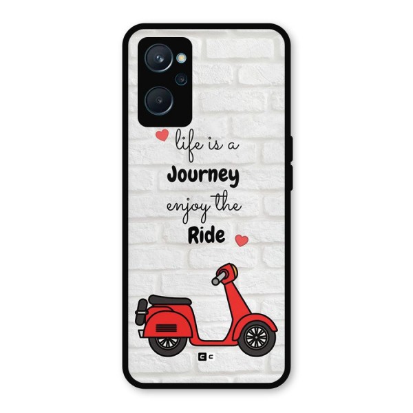 Life Is A Journey Metal Back Case for Realme 9i