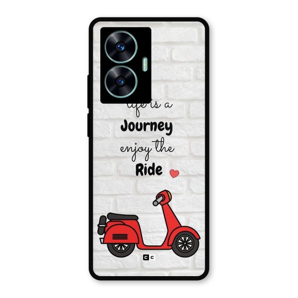 Life Is A Journey Metal Back Case for Realme C55