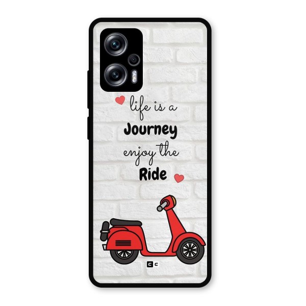 Life Is A Journey Metal Back Case for Redmi K50i