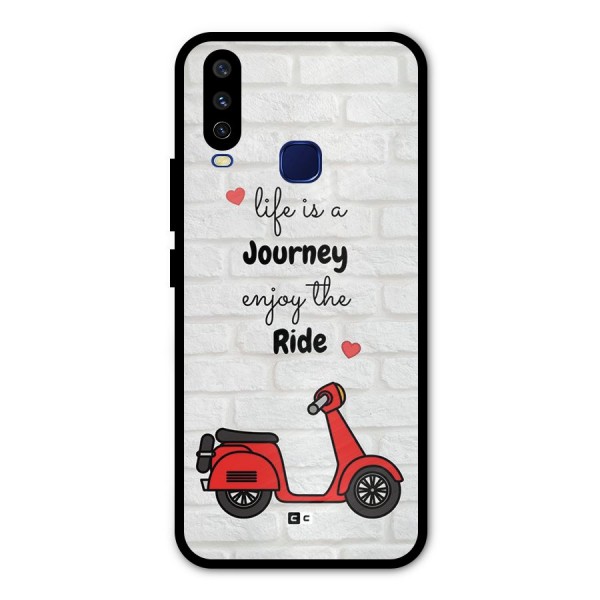 Life Is A Journey Metal Back Case for Vivo U10