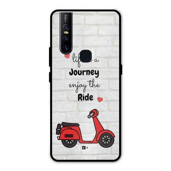 Life Is A Journey Metal Back Case for Vivo V15