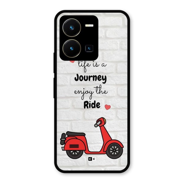 Life Is A Journey Metal Back Case for Vivo Y35