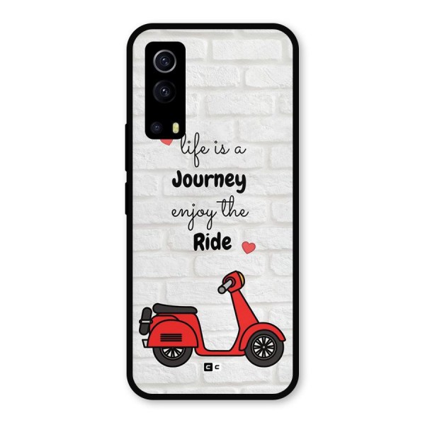 Life Is A Journey Metal Back Case for iQOO Z3