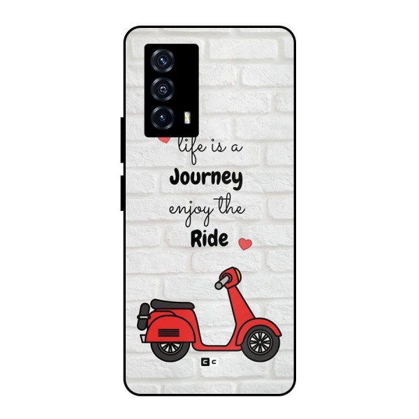 Life Is A Journey Metal Back Case for iQOO Z5