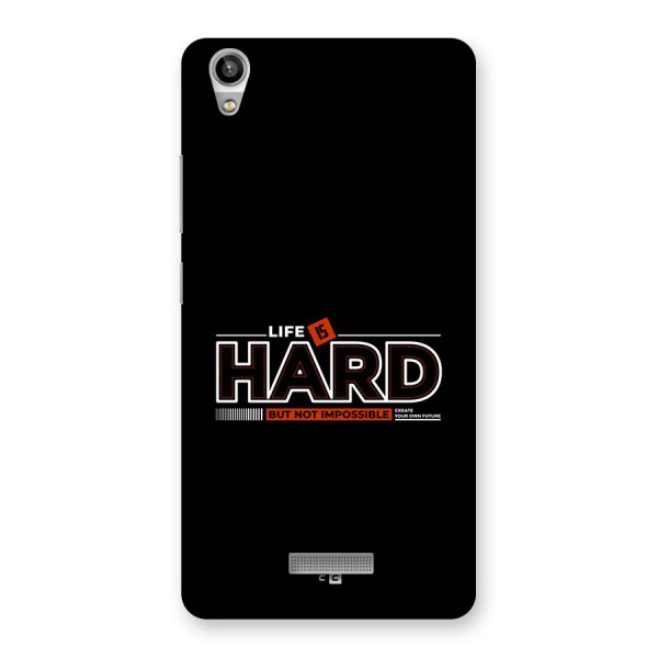 Life Is Hard Back Case for Lava Pixel V1