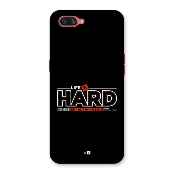 Life Is Hard Back Case for Oppo A3s