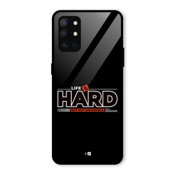 Life Is Hard Glass Back Case for OnePlus 9R