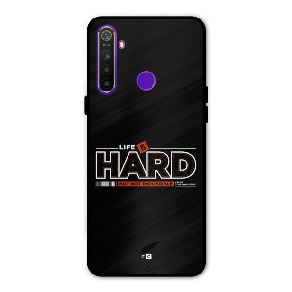 Life Is Hard Glass Back Case for Realme 5s