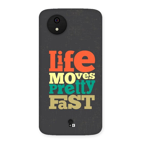 Life Moves Fast Back Case for Canvas A1  AQ4501