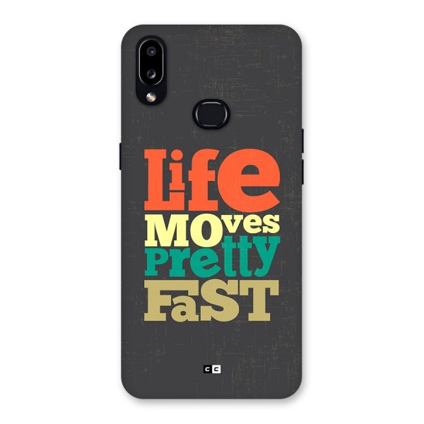 Life Moves Fast Back Case for Galaxy A10s