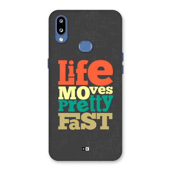 Life Moves Fast Back Case for Galaxy M01s