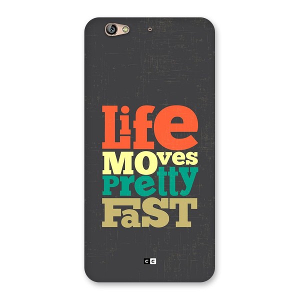 Life Moves Fast Back Case for Gionee S6