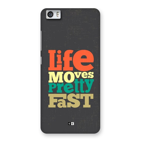 Life Moves Fast Back Case for Redmi Mi 5