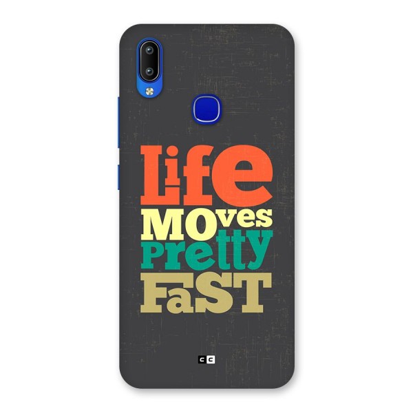 Life Moves Fast Back Case for Vivo Y91