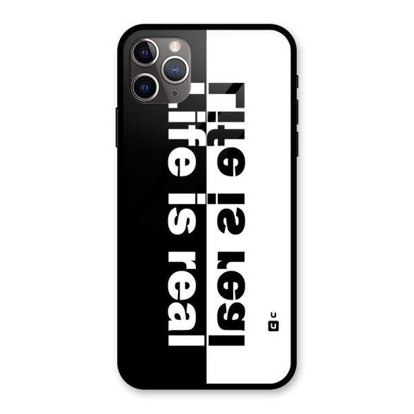 Life Reality Glass Back Case for iPhone 11 Pro Max