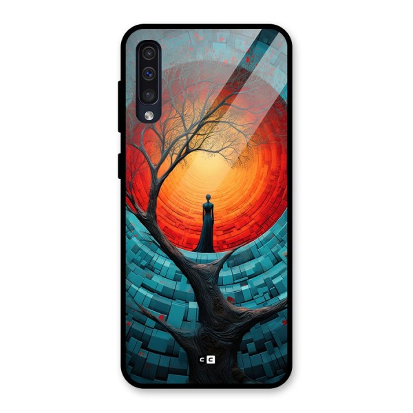 Life Tree Glass Back Case for Galaxy A50s