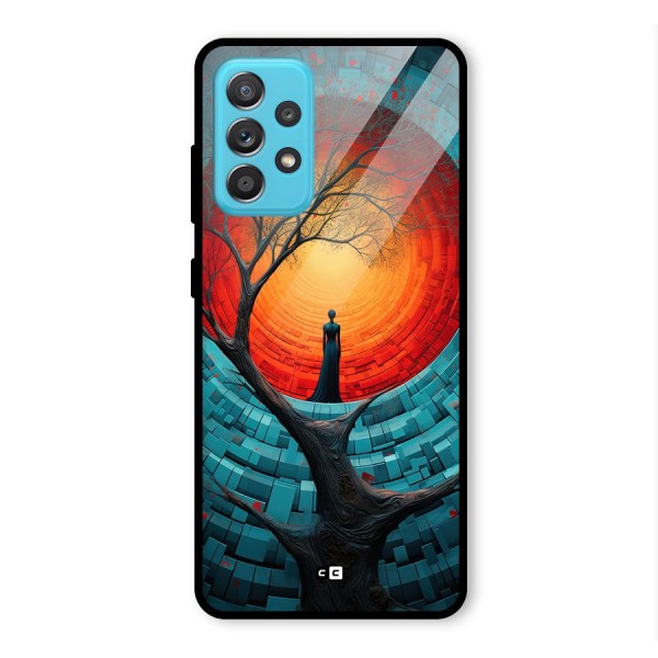 Life Tree Glass Back Case for Galaxy A52s 5G