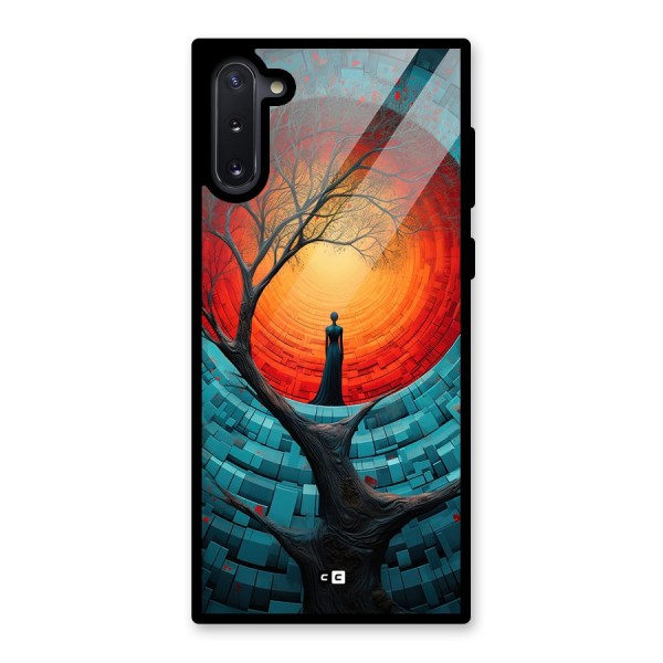 Life Tree Glass Back Case for Galaxy Note 10