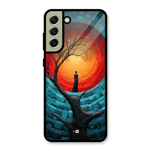 Life Tree Glass Back Case for Galaxy S21 FE 5G