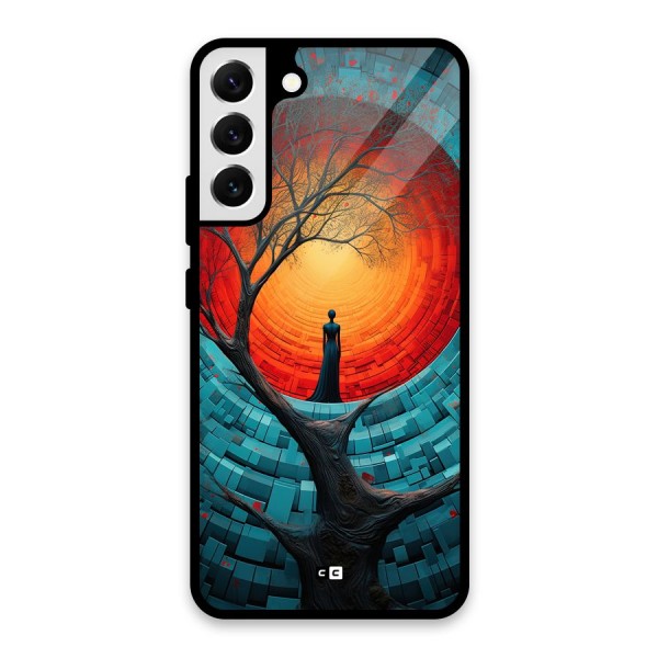 Life Tree Glass Back Case for Galaxy S22 Plus 5G