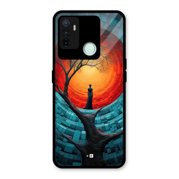 Life Tree Glass Back Case for Oppo A53