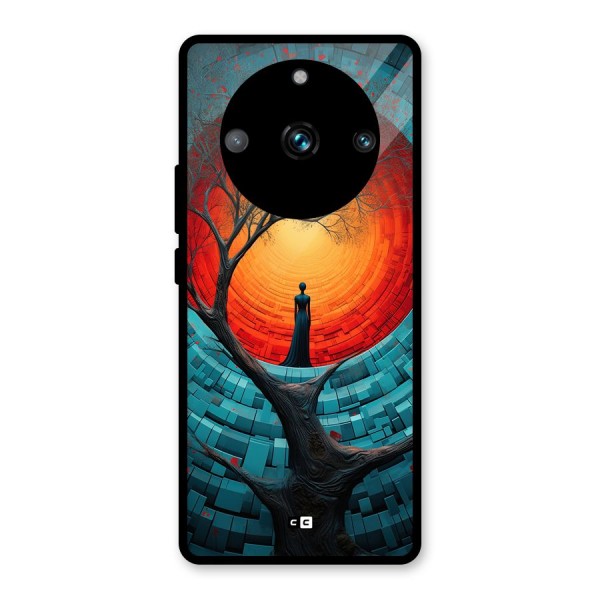 Life Tree Glass Back Case for Realme 11 Pro