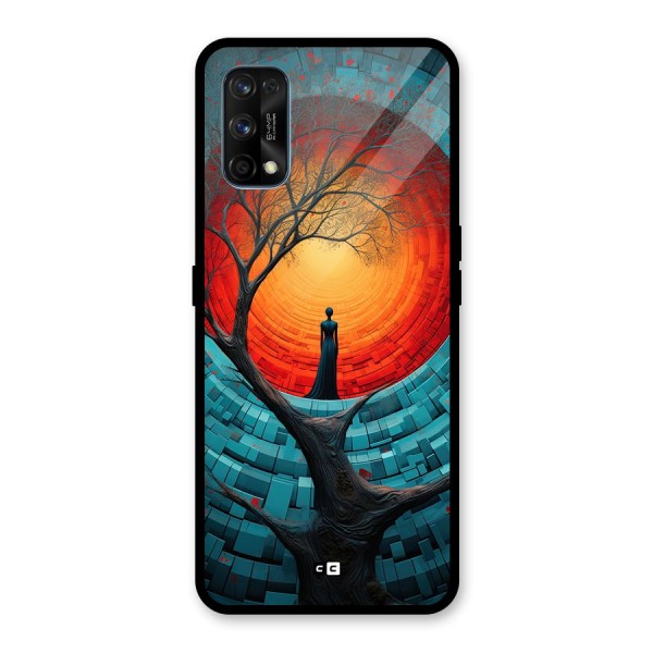 Life Tree Glass Back Case for Realme 7 Pro