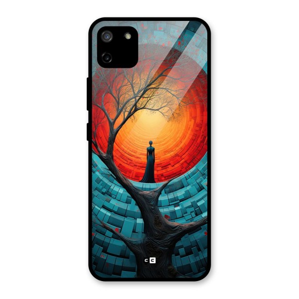 Life Tree Glass Back Case for Realme C11