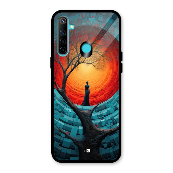 Life Tree Glass Back Case for Realme Narzo 10