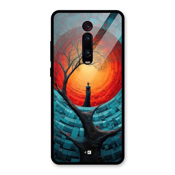 Life Tree Glass Back Case for Redmi K20