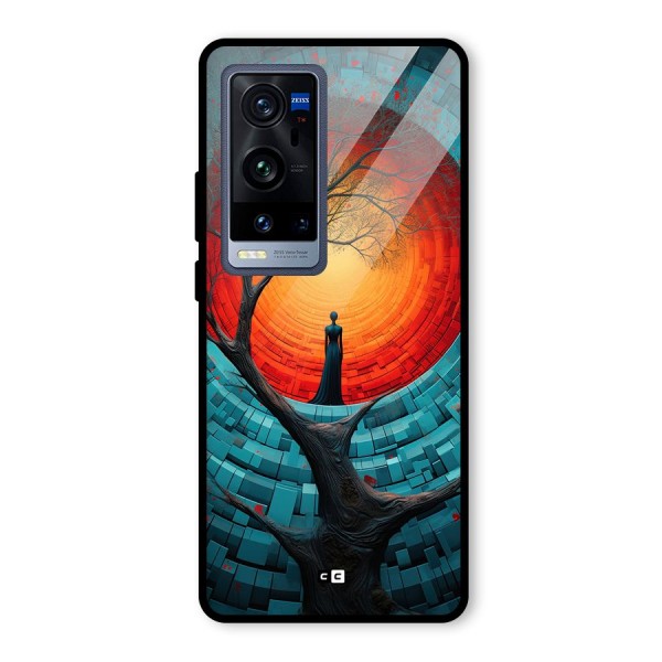 Life Tree Glass Back Case for Vivo X60 Pro Plus