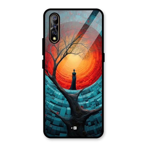 Life Tree Glass Back Case for Vivo Z1x