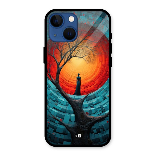 Life Tree Glass Back Case for iPhone 13 Mini