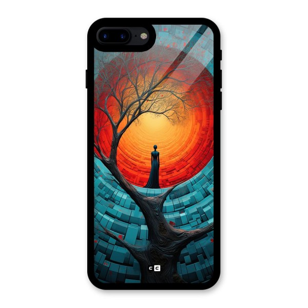 Life Tree Glass Back Case for iPhone 7 Plus