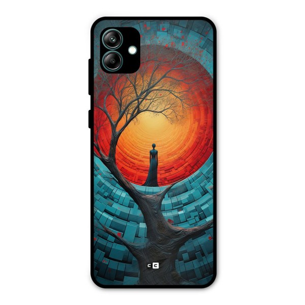 Life Tree Metal Back Case for Galaxy A04