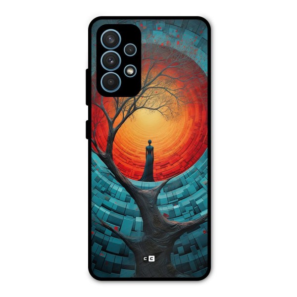 Life Tree Metal Back Case for Galaxy A32