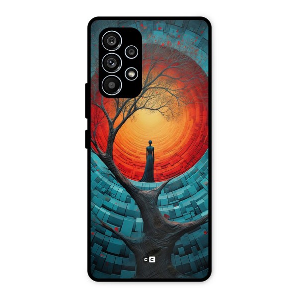 Life Tree Metal Back Case for Galaxy A53 5G