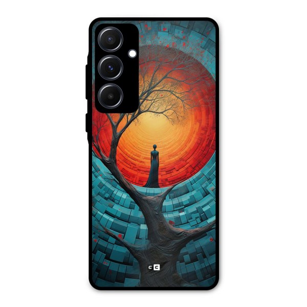 Life Tree Metal Back Case for Galaxy A55