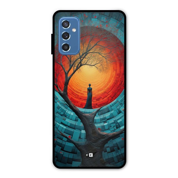 Life Tree Metal Back Case for Galaxy M52 5G