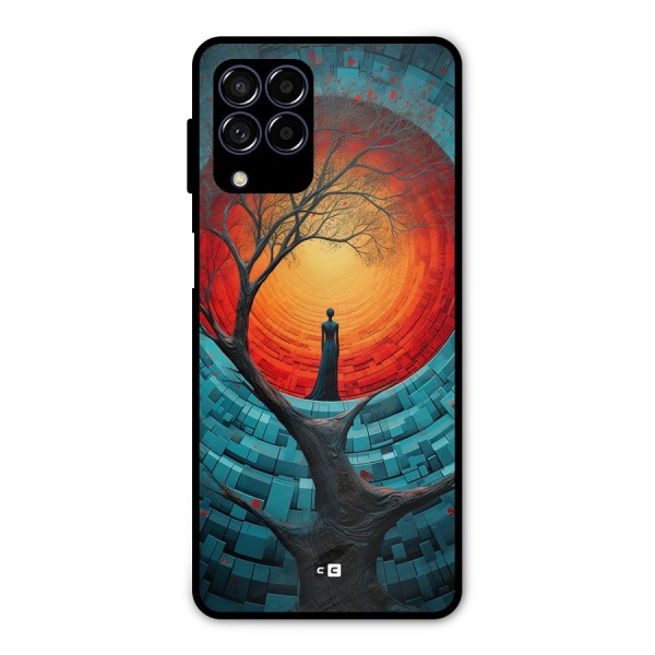 Life Tree Metal Back Case for Galaxy M53 5G