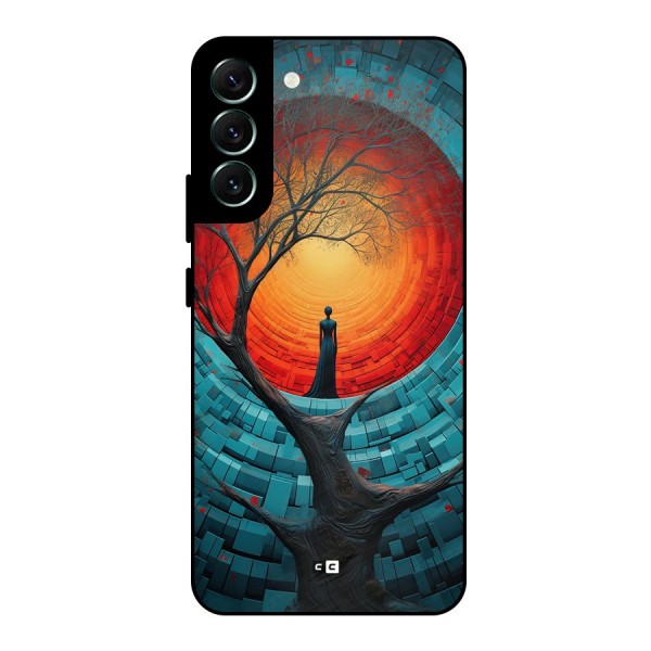 Life Tree Metal Back Case for Galaxy S22 Plus 5G